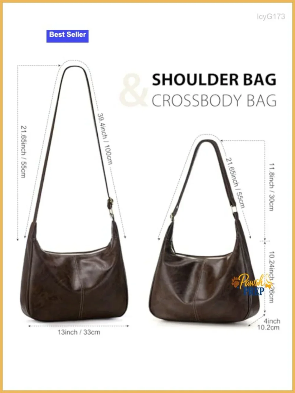 Sightor Hobo Bag for Women Leather Slouchy Bag Ultra Soft Shoulder Bag